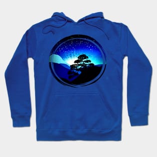 Bonsai mountain Sunrise Hoodie